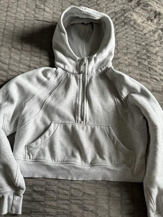 lululemon athletica Tops - Lululemon Scuba Half Zip Hoodie Gray - XS/S